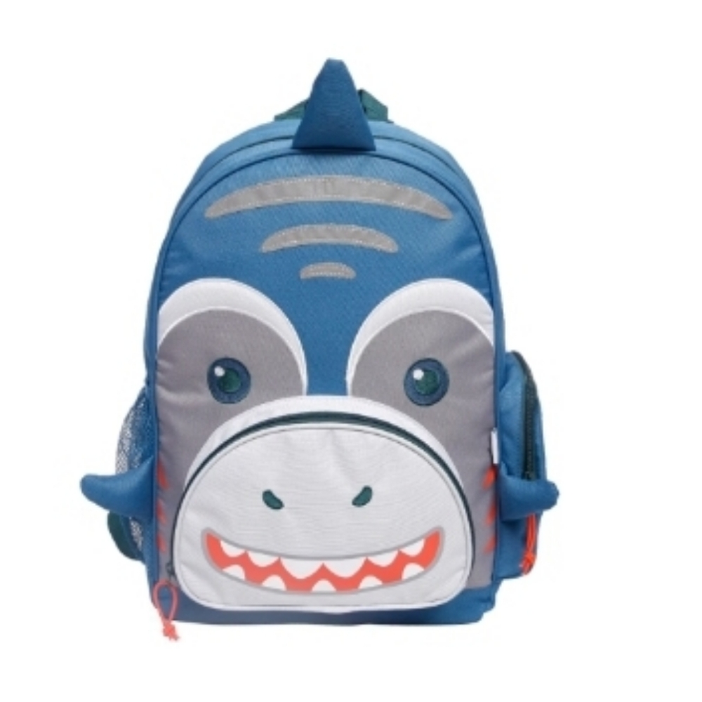 CRcKT Blue Backpack Shark Design Backpack New